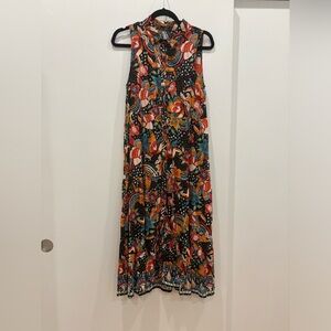 Margaux Riviera Floral Sleeveless Maxi Dress